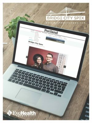Bridge City Spex on laptop