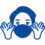 person wearing mask icon