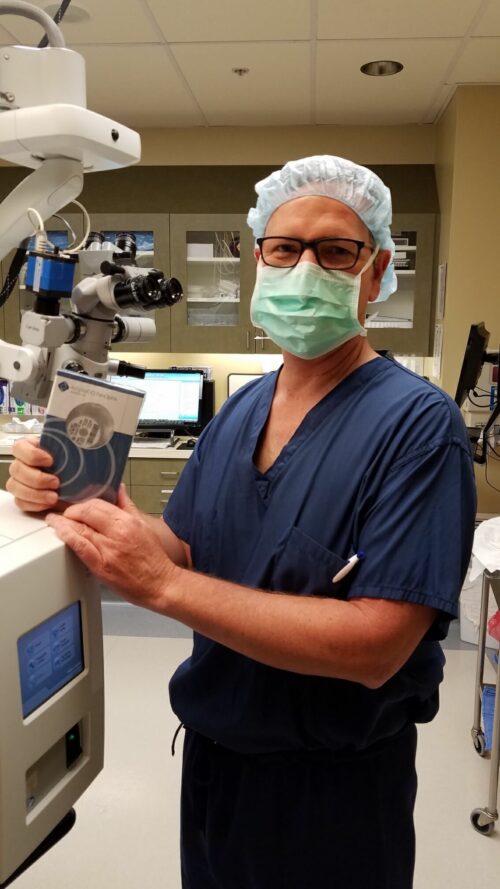 Dr. Grealish with Panoptix IOL