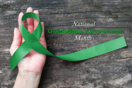 Green Ribbon for Glaucoma Awareness Month