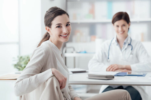 Doctor and patient in consult